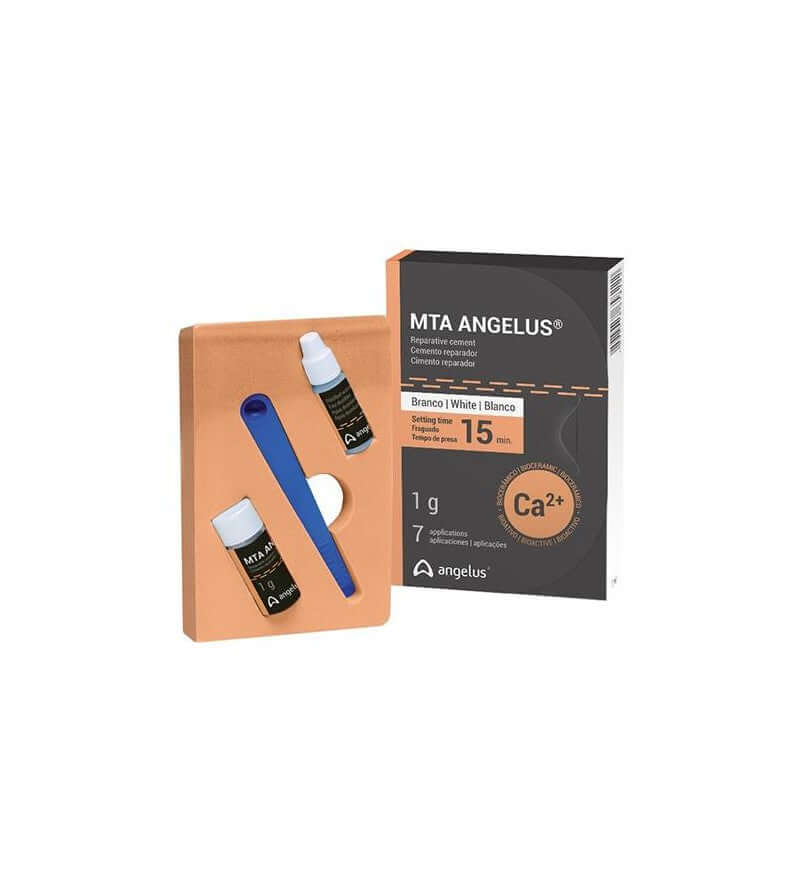 Cemento biocerámico MTA Blanco. Reparador biocerámico. 1gr. - Angelus - Odontologicos