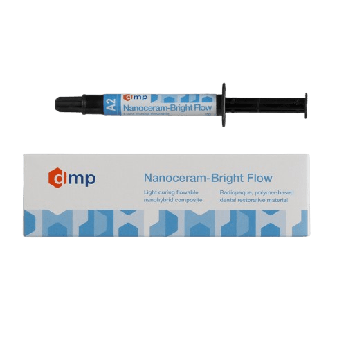 Composite fluido Nanoceram Flow (Jer 2g) - DMPComposite Fluido Nanoceram Flow– Estética y Adaptación Superior Presentación del Composite fluido: Jeringa de 2g. Colores: A1, A2, A3, A3.5 El Composite Fluido Nanoceram-Bright es un material de restauración n