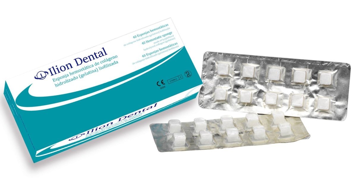 Esponjas hemostáticas de colágeno (40uds) - ILION - Odontologicos