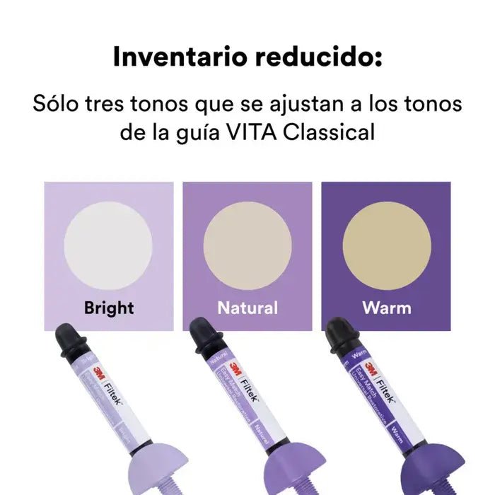 Filtek Easy Match - Composite Universal Camaleónico - Solventum 3M - Odontologicos