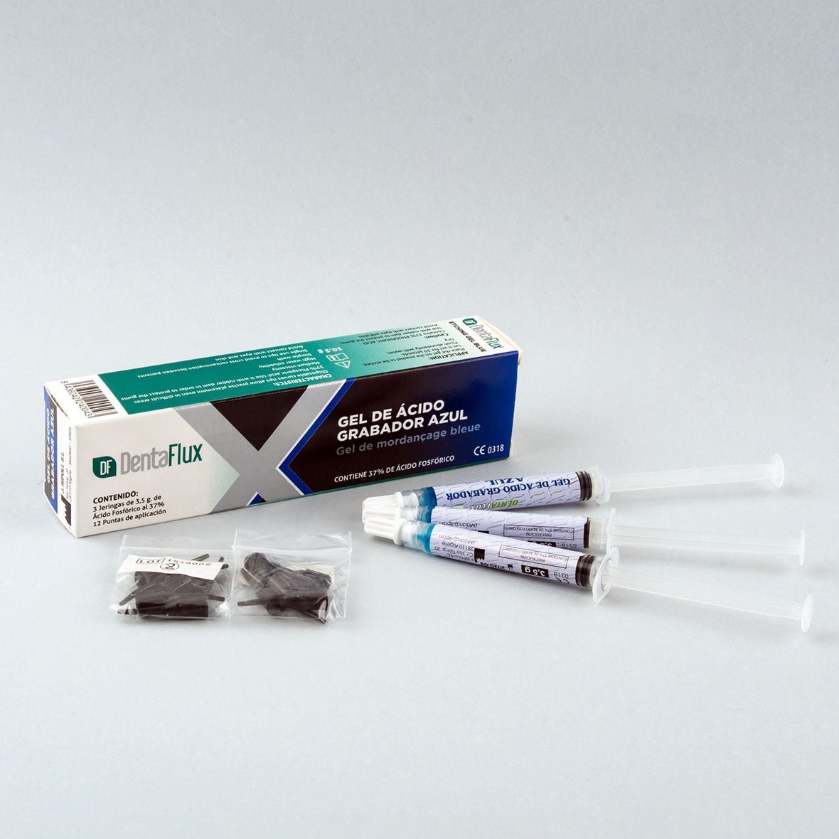 Gel Ácido grabador fosfórico 37% Dentaflux - LÓGICOS - Odontologicos