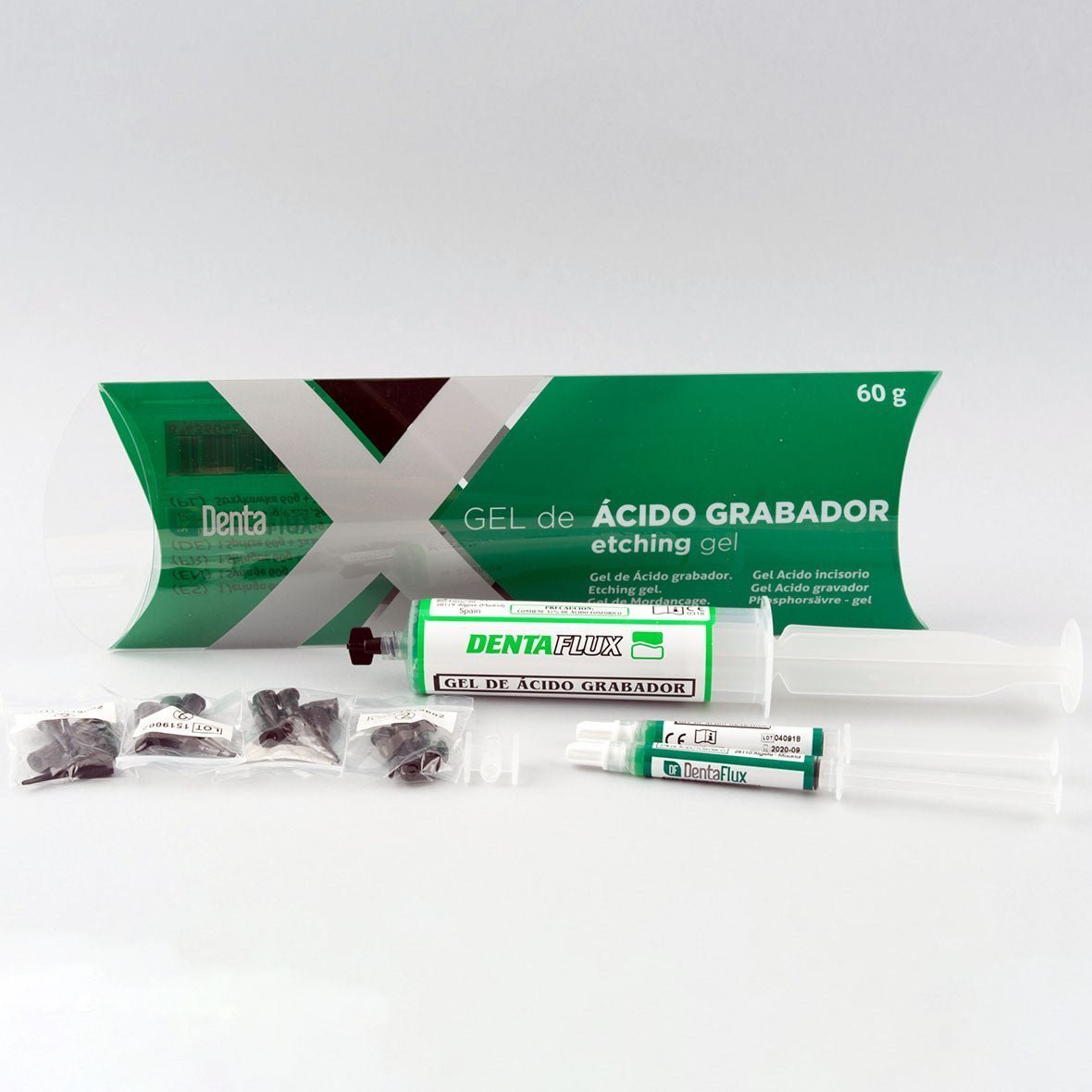 Gel Ácido grabador fosfórico 37% Dentaflux - LÓGICOS - Odontologicos