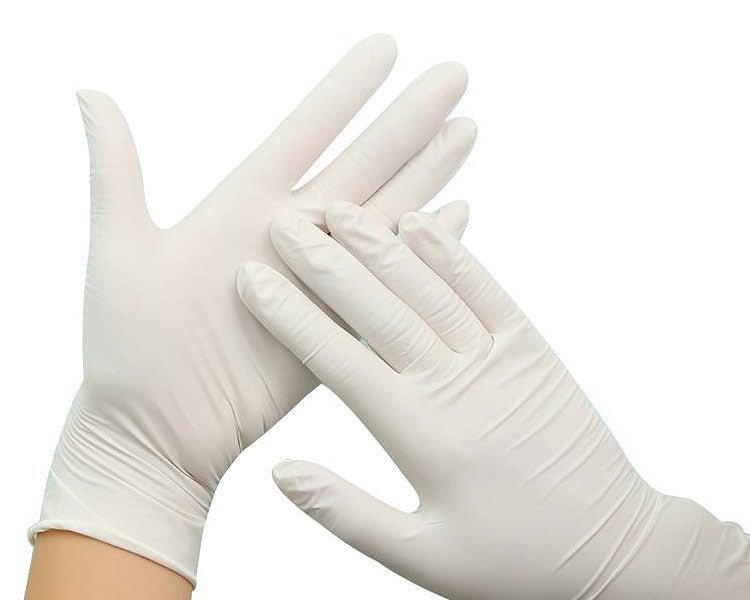 Guantes de latex sin polvo LOGICOS - Odontologicos
