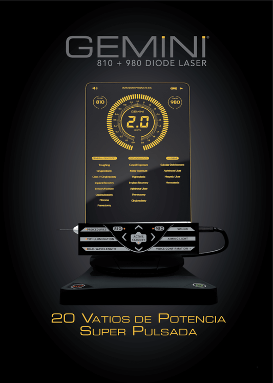 Láser tejidos blandos Gemini (810 +980) Ultradent - Odontologicos