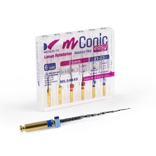 Limas m - Conic Easy Medicaline (Tipo Protaper Next) - Odontologicos