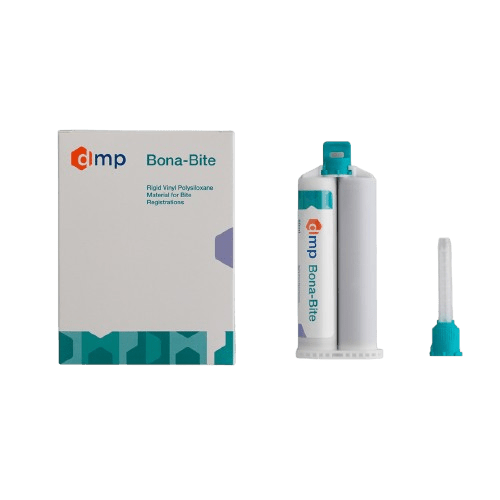 Registro de Mordida Bona-Bite - DMPRegistro de Mordida Bona-Bite – Silicona VPS de Alta Dureza para Oclusión Precisa El Registro de Mordida Bona-Bite es un material de polisiloxano de vinilo (VPS) de viscosidad media, diseñado para capturar la relación oc