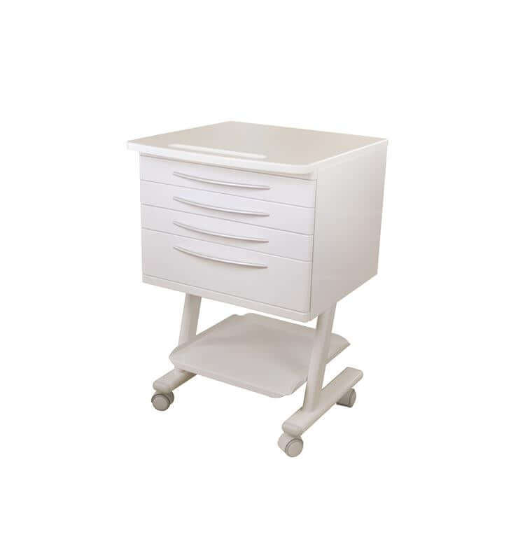 Carrito móvil 4 cajones ZILFOR - Odontologicos