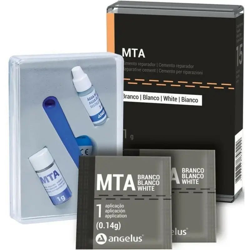 Cemento biocerámico MTA Blanco. Reparador biocerámico. 1gr. - Angelus - Odontologicos