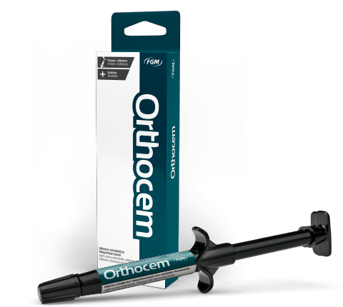 Cemento para brackets Orthocem - FGM - Odontologicos