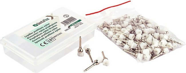Cepillos profilaxis Nylon - DENTAFLUX - Odontologicos