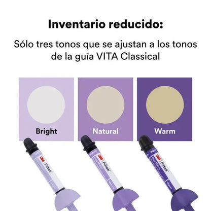 Filtek Easy Match - Composite Universal Camaleónico - Solventum 3M - Odontologicos