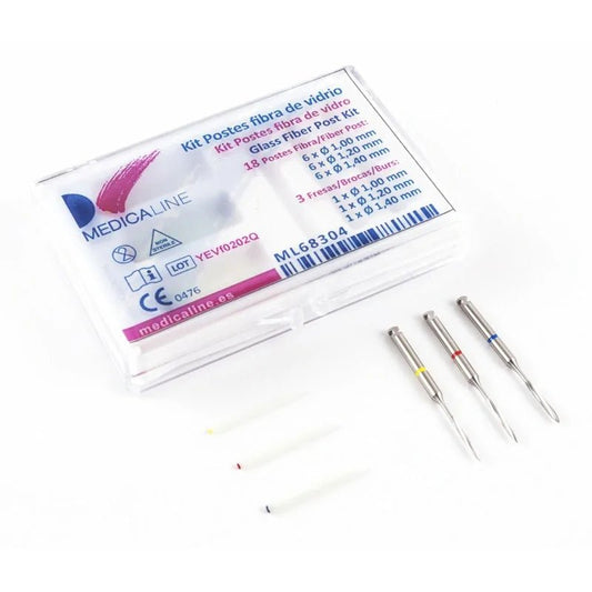 Kit Postes Fibra de vidrio mPost Glass - Medicaline - Shop Odontologicos