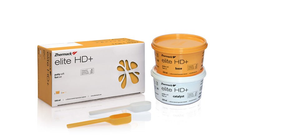 Silicona Elite HD+ Putty - Zhermack - Odontologicos